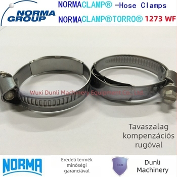 NORMA kompenzációs tömlőbilincs, névleges átmérő 16-90 mm, szalag szélesség 12 mm, csavarok C7