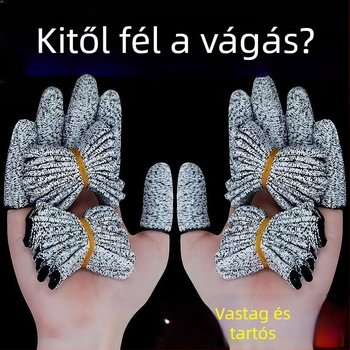 Egyszer használatos vágásvédő ujjvédők, vastagabb kopásálló ujjvédők kertekhez