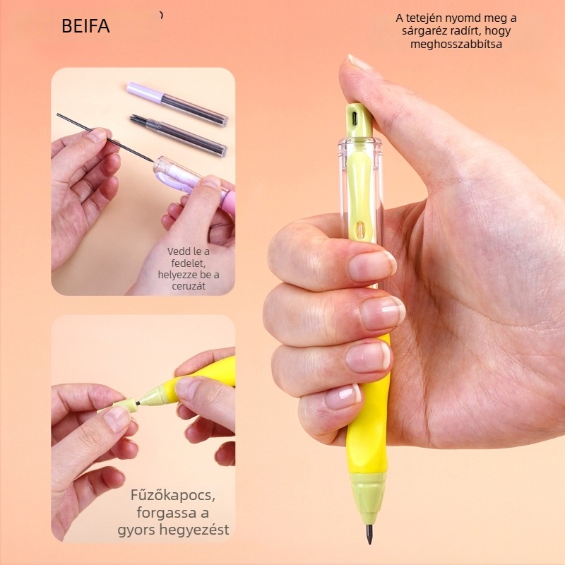 Beifa Upright mechanikus ceruza – műanyag test, dobozos csomagolás, íráshoz