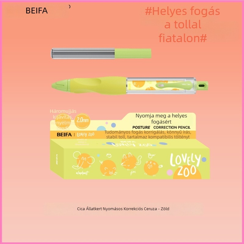 Beifa Upright mechanikus ceruza – műanyag test, dobozos csomagolás, íráshoz