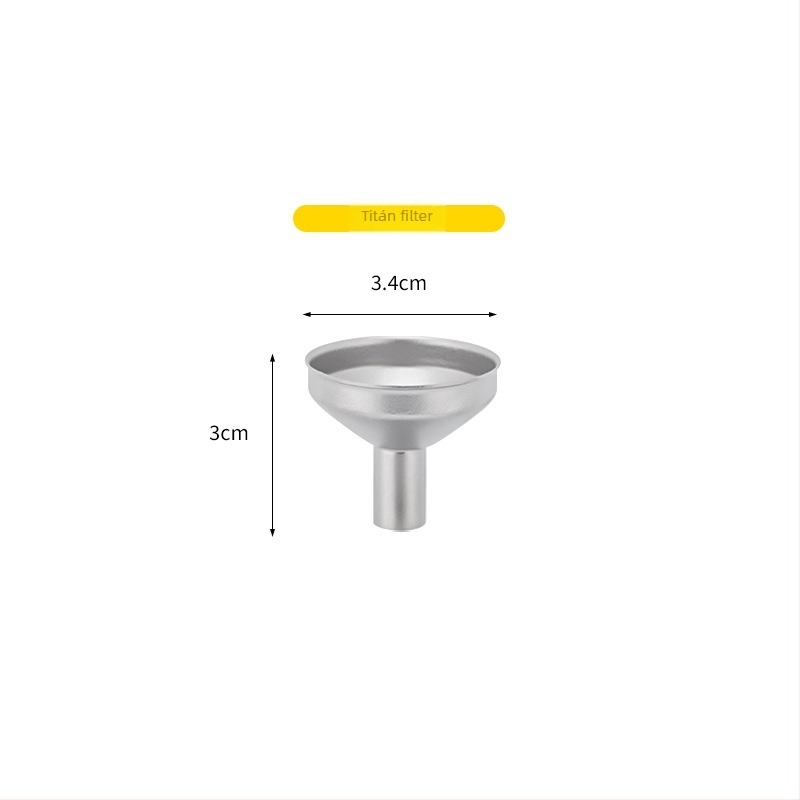Snow Rock tiszta titánból készült borflakon — kör alakú, kompakt és hordozható kültéri használatra, zárható