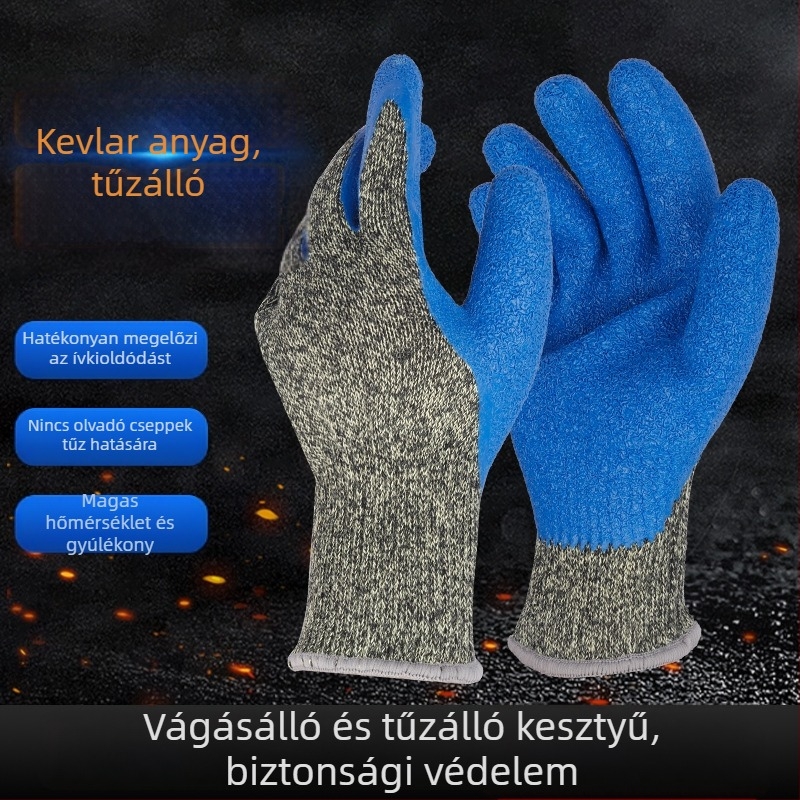Hao deyu Kevlar Latex vágásálló munkavédelmi kesztyű elektromos hegesztéshez és fémiparhoz