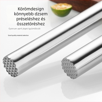 Rozsdamentes acél jégzúzó kalapács háztartási használatra, gyümölcs törő, citrom prés és tej-tea keverőpálca, modern minimalist stílus