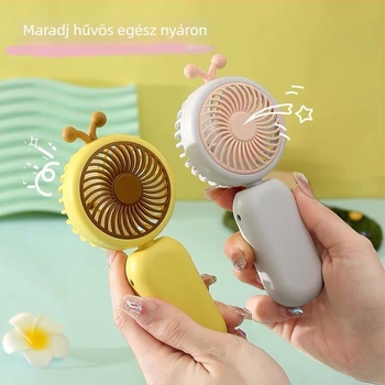 Kézi USB ventilátor – műanyag kivitel, többfunkciós, ideális irodába és utazáshoz