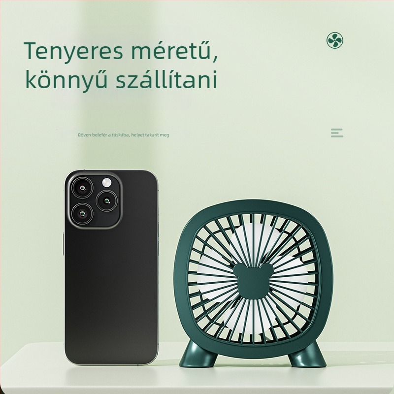 Új USB asztali ventilátor, hordozható kompakt ventilátor kollégiumokhoz