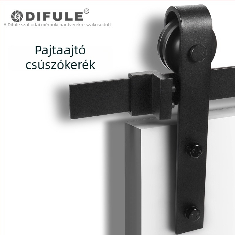 DIFULE Pajtaajtó hardver készlet DFL-GC001: csúszó sín, görgők, kétirányú csillapító, 150 kg teherbírás