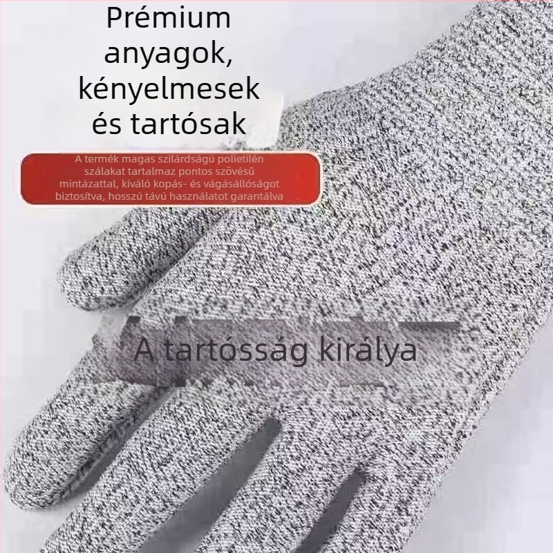 Nylonból készült vágásálló kesztyűk építkezésre és otthoni használatra – vágásálló munkavédelmi kesztyűk