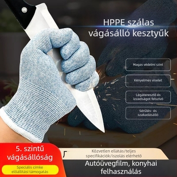 HPPE vágásbiztos kesztyű autó fóliázáshoz és konyhai használatra – Qinfan