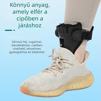 Lábtalp esését korrigáló készülék, boka stabilizáló ortézis, tréner a láb invertálásának/eversionjének korrekciójára, talpfaszcia rehabilitációs támasz