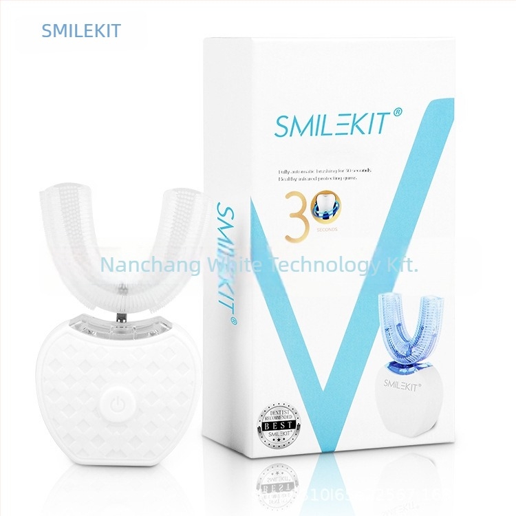 Smilekit elektromos U-alakú újratölthető fogkefe, 01-es modell, felnőtteknek