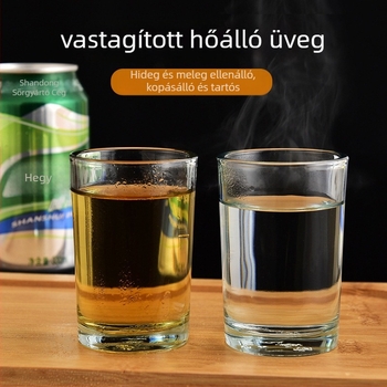 Szeszes italok pohárkészlet – temperált üveg, egyszerű stílus, kapacitás 1000 ml vagy több
