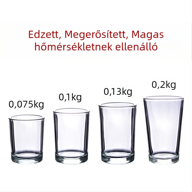 Szeszes italok pohárkészlet – temperált üveg, egyszerű stílus, kapacitás 1000 ml vagy több