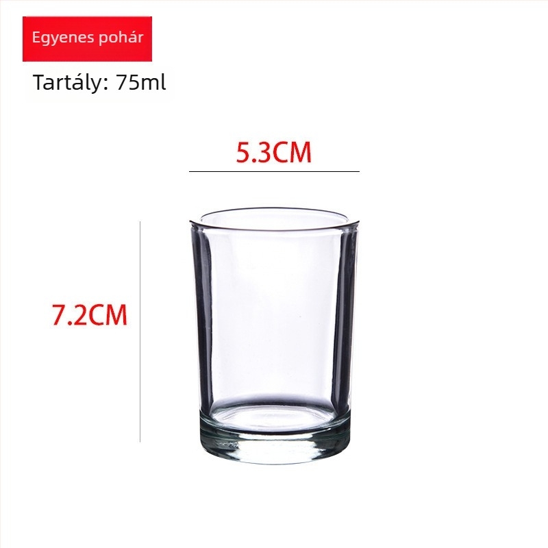 Szeszes italok pohárkészlet – temperált üveg, egyszerű stílus, kapacitás 1000 ml vagy több