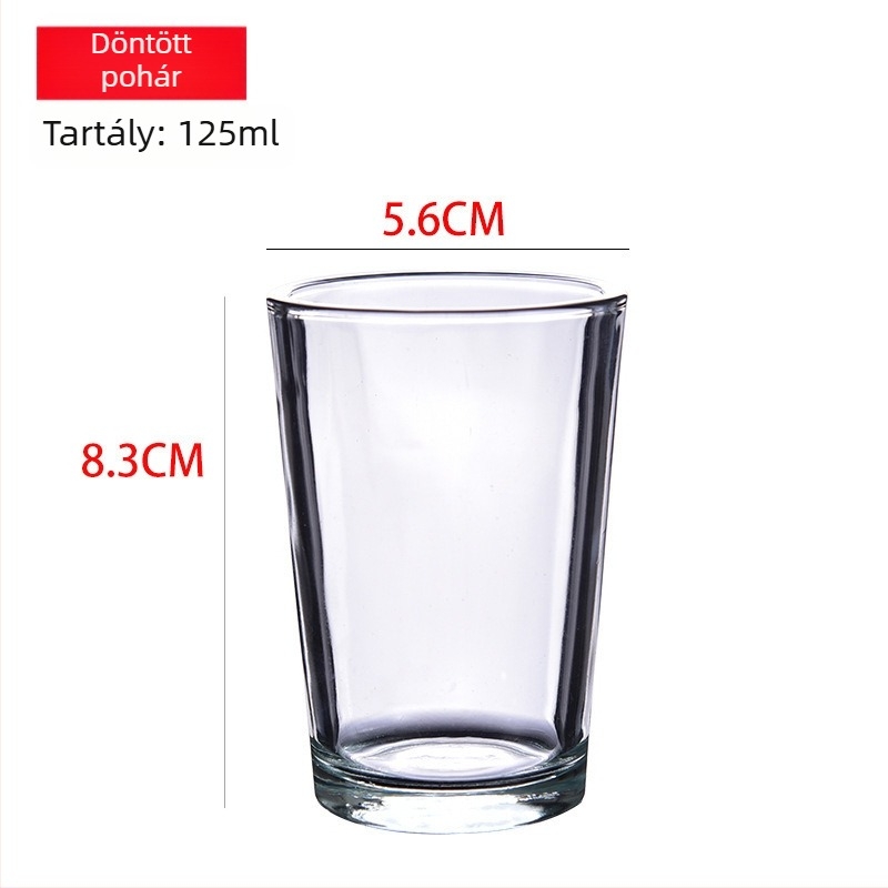 Szeszes italok pohárkészlet – temperált üveg, egyszerű stílus, kapacitás 1000 ml vagy több