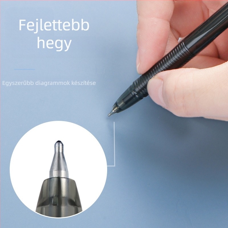 Zebra A200/A100 golyóstoll, 0.7 mm, nyomógombos, diákok számára