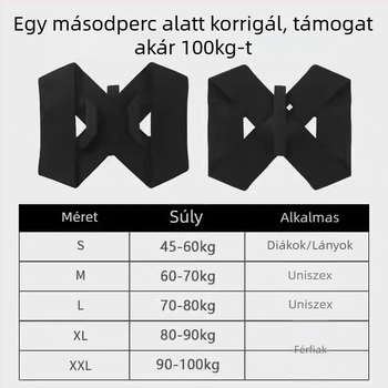 Megvastított tartásjavító öv – Camelback Strap modell, To Mu márka, bevezetve 2024-ben, nők számára