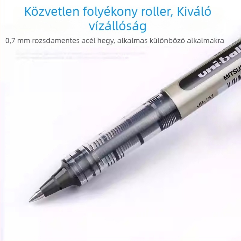 UB-157 rollerball toll, műanyag ház, folyékony tinta, Uni Mitsubishi sorozat