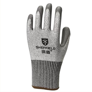 Nylonból készült vágásálló kesztyű munkahelyi használatra, kopásálló és tartós