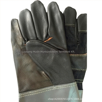 Ox Shield marhabőrből készült hegesztő kesztyűk, első réteg, rövid, ipari és mezőgazdasági felhasználásra, kopásálló, csúszásmentes