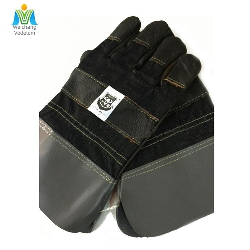 Ox Shield marhabőrből készült hegesztő kesztyűk, első réteg, rövid, ipari és mezőgazdasági felhasználásra, kopásálló, csúszásmentes