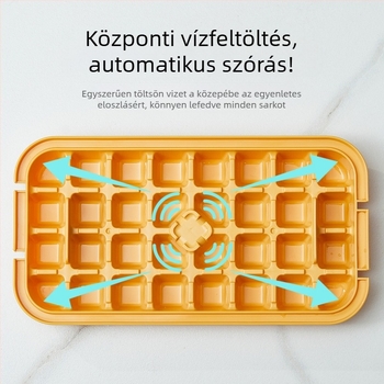 Négyzet alakú jégkocka forma – PP műanyag, könnyű kiemelés, testreszabási lehetőség