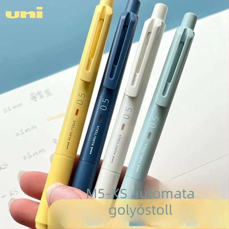 Mitsubishi Uni mechanikus ceruza önforgató grafit-mechanizmussal, Ice Cream limitált kiadás, modell M3/M5-KS, grafit átmérője 0,3/0,5 mm, műanyag test