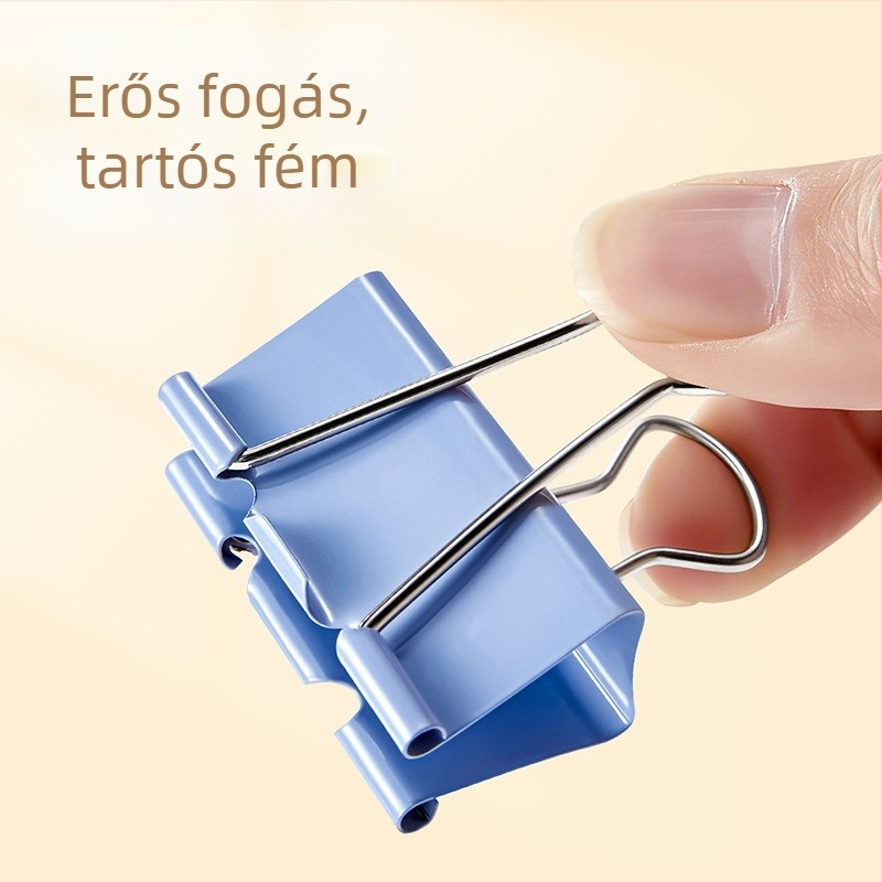 Fém dokumentumclip – többfunkciós irodai clip dokumentumokra és mappákra (Brand: Xudele; Material: Metal; Product Type: Binder clip)