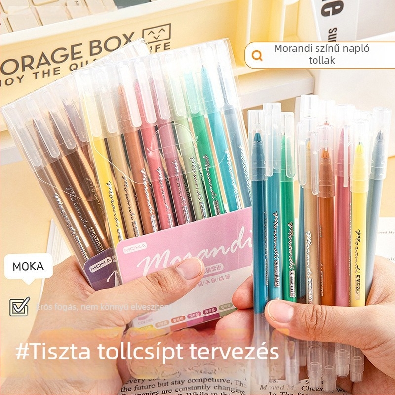 Kiemelő toll, műanyag tokkal, dobozos csomagolás, egyoldalas, nem törölhető, Tiger Elephant