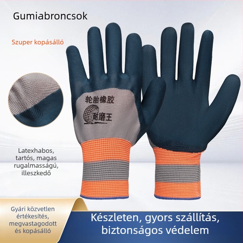 Lichang munkavédelmi kesztyűk – csúszásmentes, kopásálló, légáteresztő, 38 g