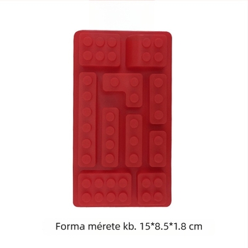 Szilikon sütőforma szabálytalan alakú (Anyag: szilikon; Használat: sütés; Csomagolás: egyedi OPP csomagolás)