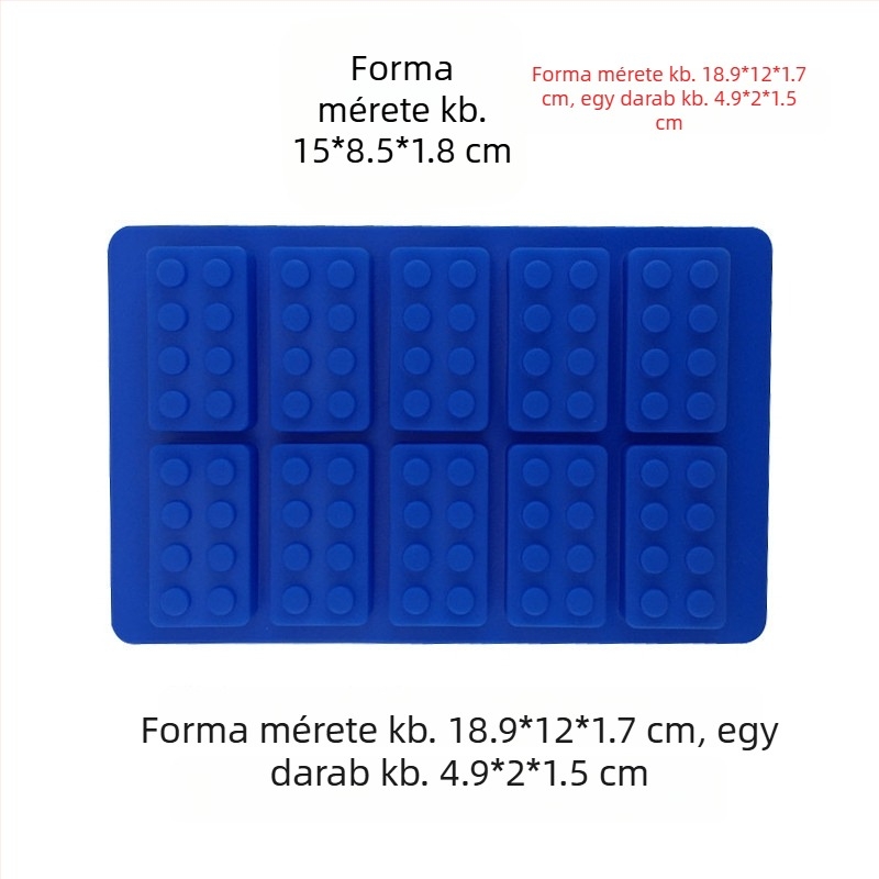 Szilikon sütőforma szabálytalan alakú (Anyag: szilikon; Használat: sütés; Csomagolás: egyedi OPP csomagolás)