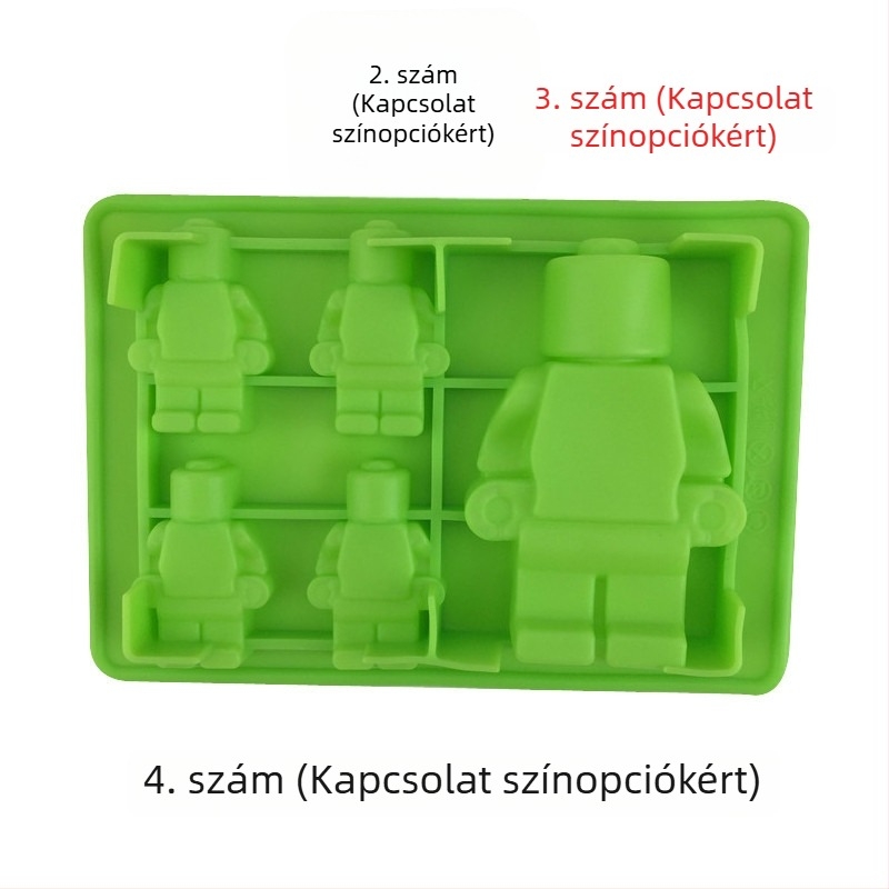 Szilikon sütőforma szabálytalan alakú (Anyag: szilikon; Használat: sütés; Csomagolás: egyedi OPP csomagolás)