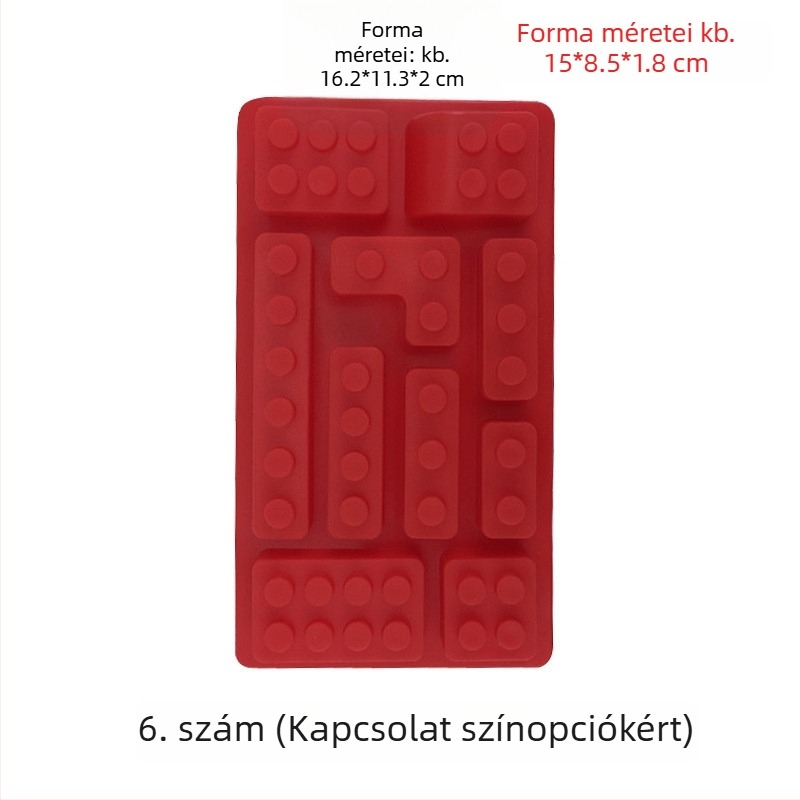 Szilikon sütőforma szabálytalan alakú (Anyag: szilikon; Használat: sütés; Csomagolás: egyedi OPP csomagolás)