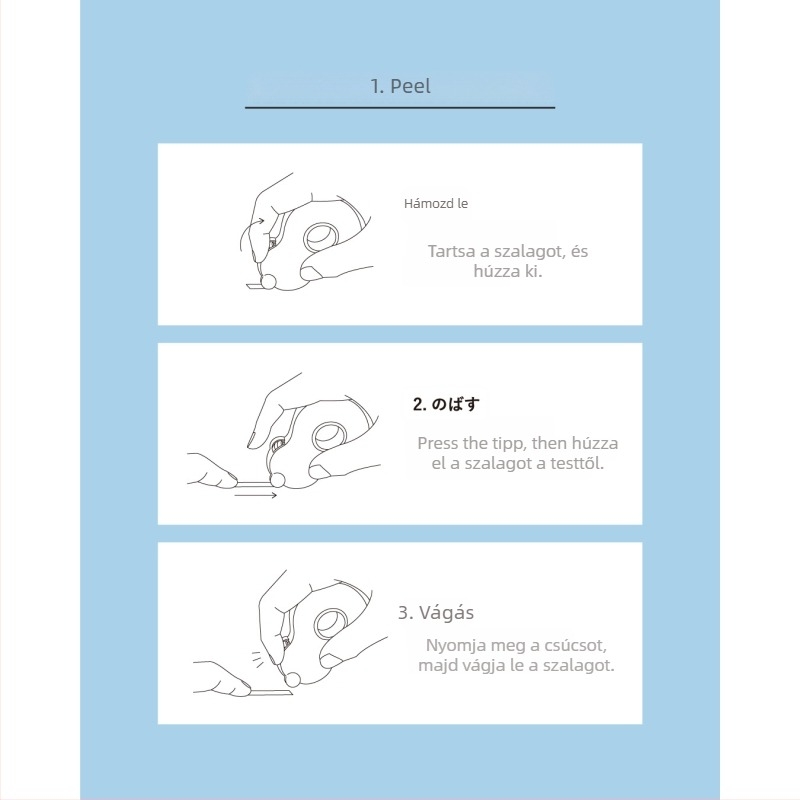 MT2025 Szalagvágó – fluoreszkáló, téphető dekoráció tervezőknek és kollázsokhoz