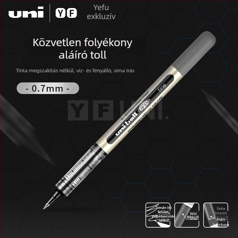 Ub-157 rollerball toll, folyékony tinta, vízálló tinta, rozsdamentes acél hegye, műanyag test