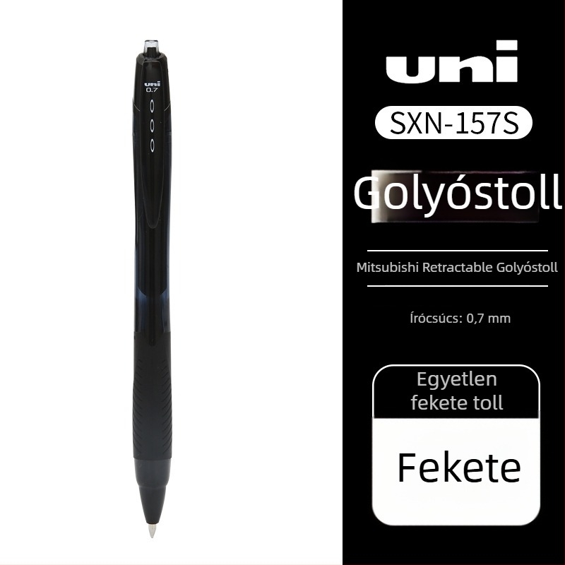 Uni Mitsubishi golyóstoll 0,7 mm, nyomó mechanizmus