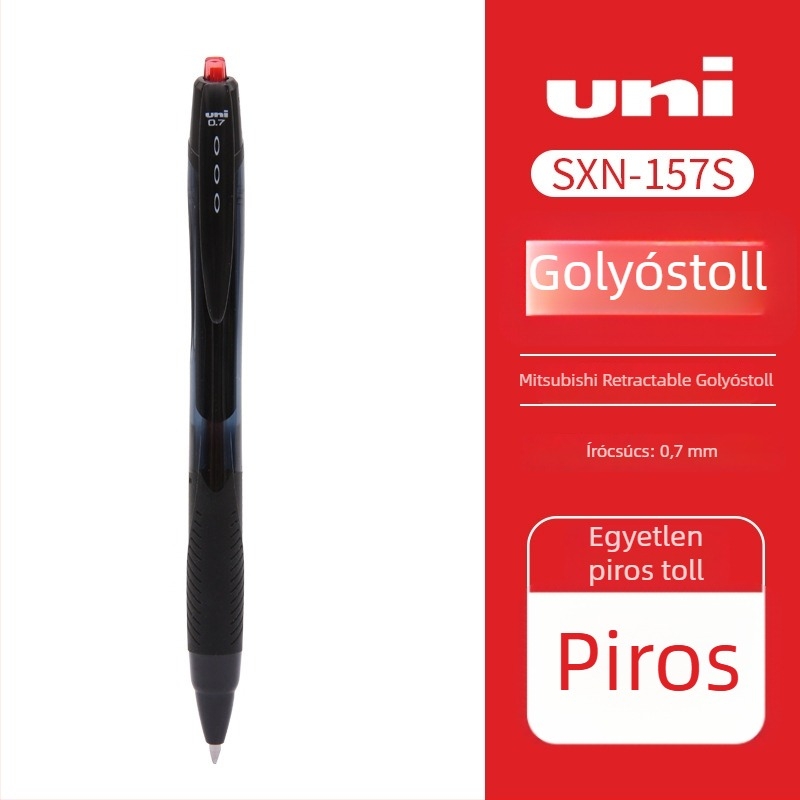Uni Mitsubishi golyóstoll 0,7 mm, nyomó mechanizmus