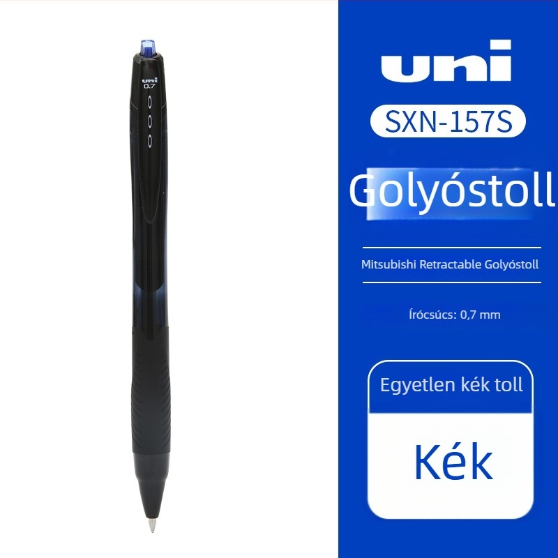Uni Mitsubishi golyóstoll 0,7 mm, nyomó mechanizmus