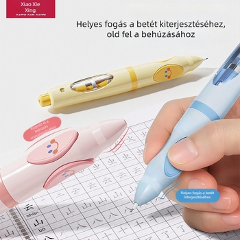 Lowercase Star mechanikus ceruza ZZW automatikus grafit adagolóval, ergonómikus fogás, hegyezés nélkül
