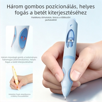 Lowercase Star mechanikus ceruza ZZW automatikus grafit adagolóval, ergonómikus fogás, hegyezés nélkül