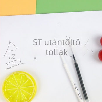 Pulang Fang Tollbetét, műanyag, 0,5 mm vonalvastagság, univerzális nyomó tollhoz, 24 darabos csomag