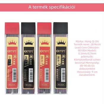 Mechanikus ceruza refill, 0,5 mm, modell 90100, csere mag