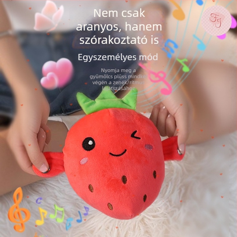 Banán formájú plüssbaba gyerekeknek: interaktív ritmikus zongora a kognitív tanuláshoz és szülő–gyermek játék, 4–6 évesek