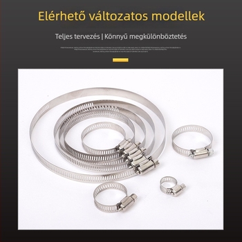 Személyre szabható rozsdamentes acél csőbilincs, galvanizált, csőcsatlakozókhoz