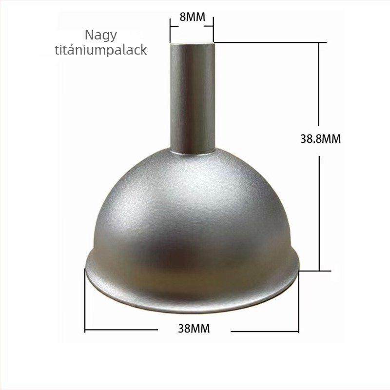 AUZU tiszta titán hordozható borosüveg, retro stílus, Can logóval, borhoz