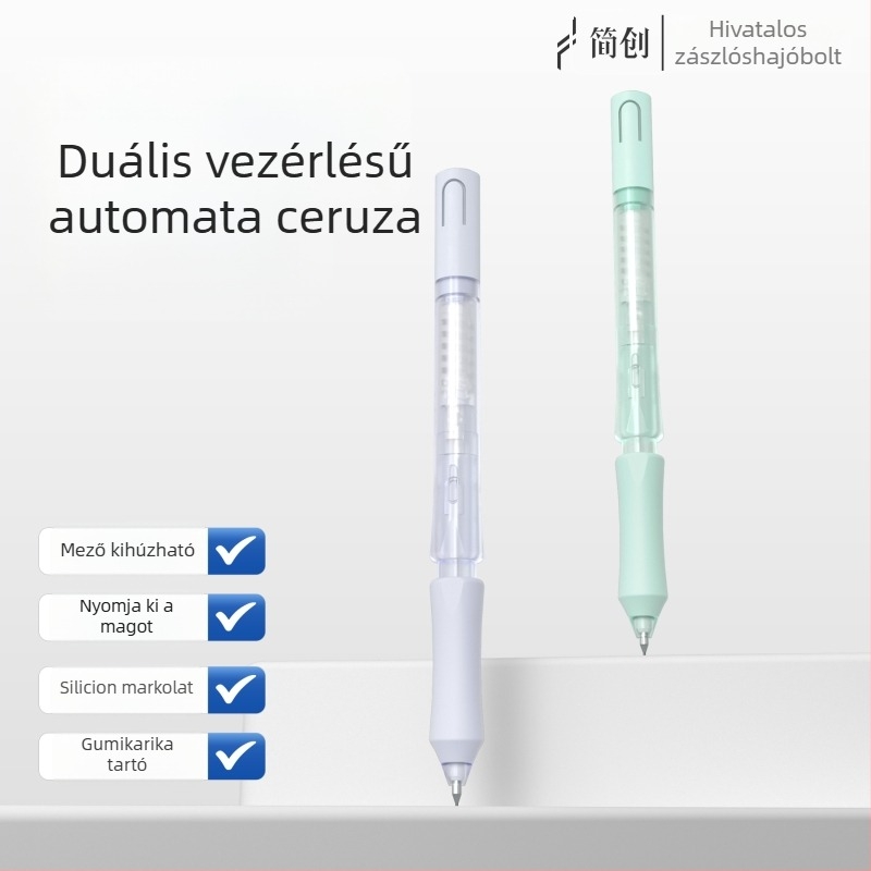 Mozgatható ceruza JC0601 műanyag burkolattal, dobozban csomagolva, rajzoláshoz, folyamatos írás, testreszabás elérhető.