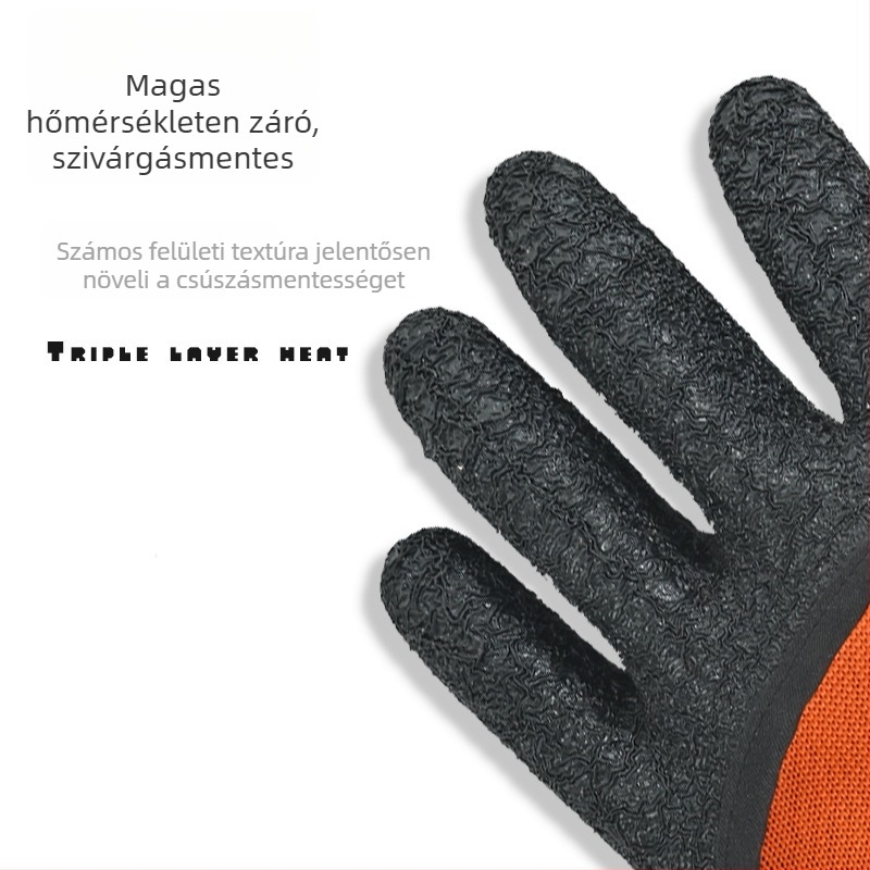 Latex tengeri horgász kesztyűk, vágásállóak, újrafelhasználhatóak, horgászatra és csalival