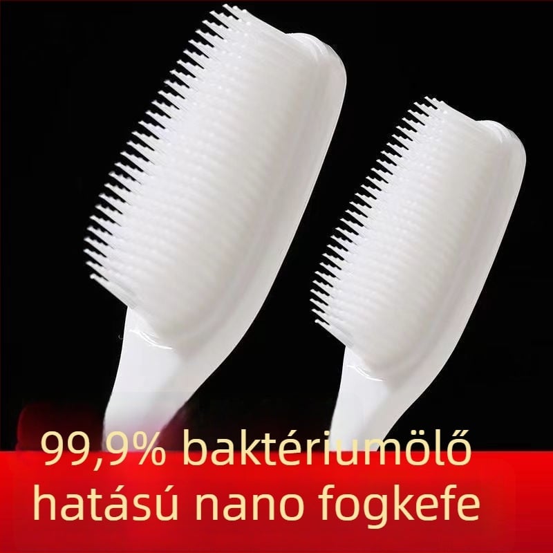 Elektromos fogkefe széles fejjel, kemény sörtékkel, nano egyedi csomagolásban, felnőtteknek, ínymasszázs