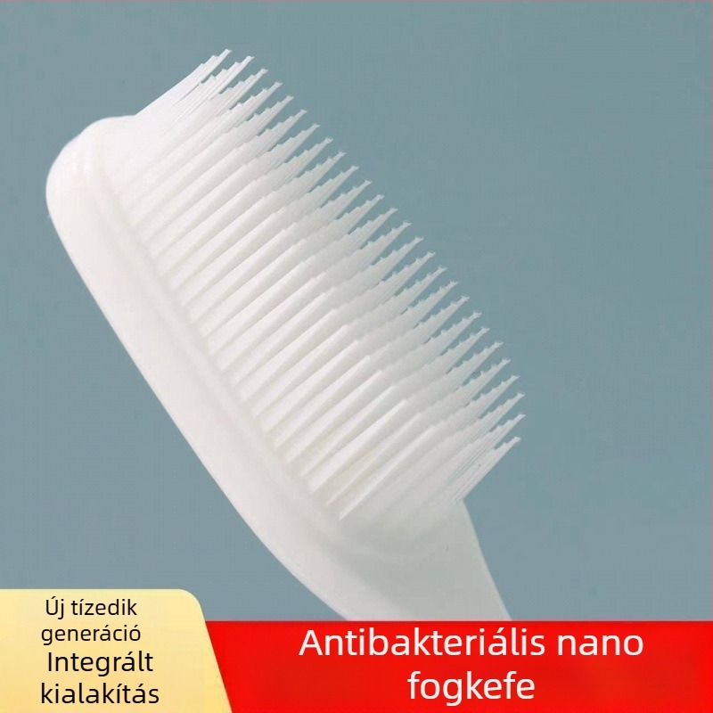Elektromos fogkefe széles fejjel, kemény sörtékkel, nano egyedi csomagolásban, felnőtteknek, ínymasszázs