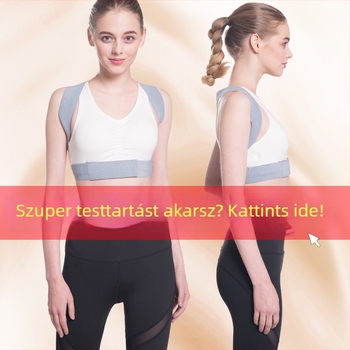 Uniszex testtartás-korrekciós öv, RMJZD modell, 2024-ben piacra kerülő, gerincoszlop igazító eszköz